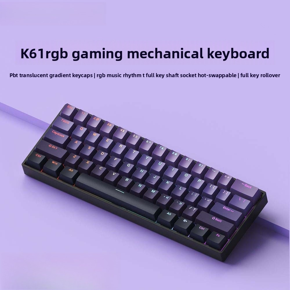 Gaming Keyboard Mini Mechanical - لوحة مفاتيح ميكانيكية لاسلكية 60% بتقنية