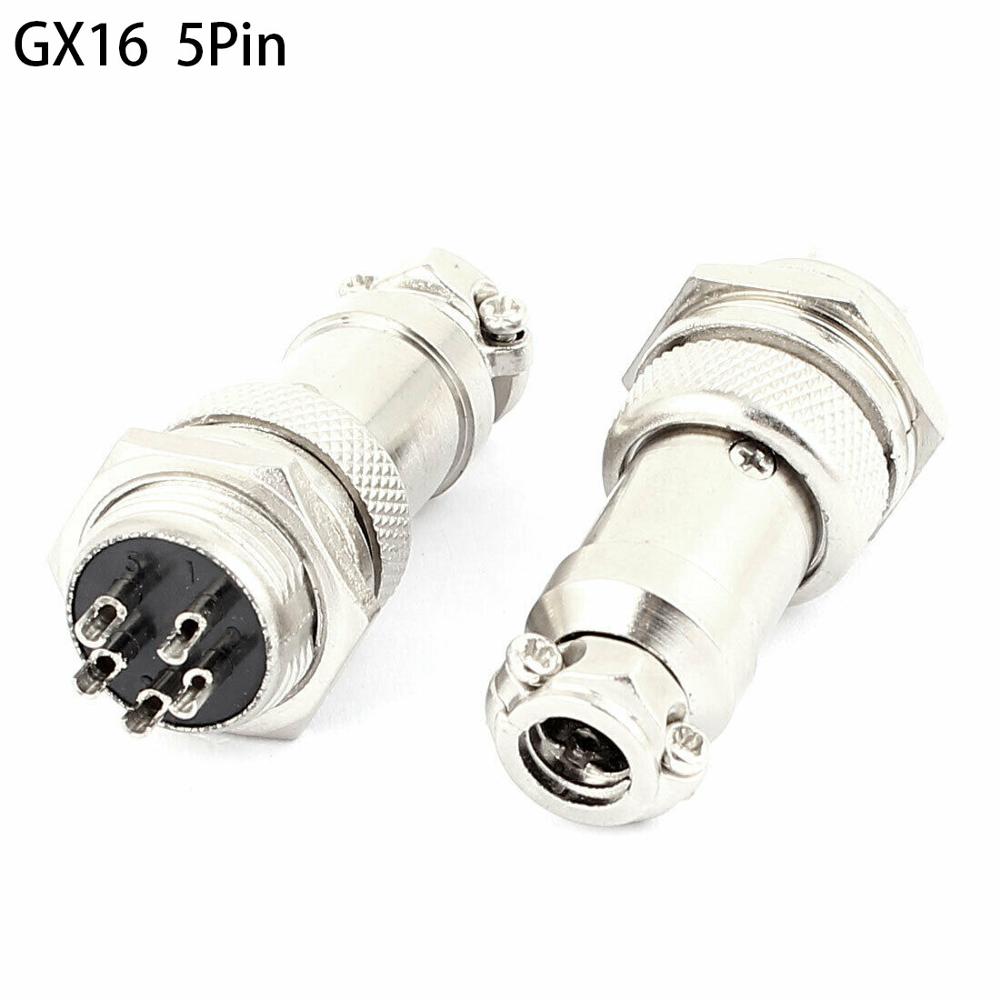 Aviator Connector Kit - 1 مجموعة GX16 5P الطيران التوصيل