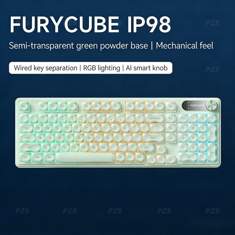 Gaming Keyboard Ip98 - لوحة مفاتيح ألعاب سلكية FURYCUBE IP98
