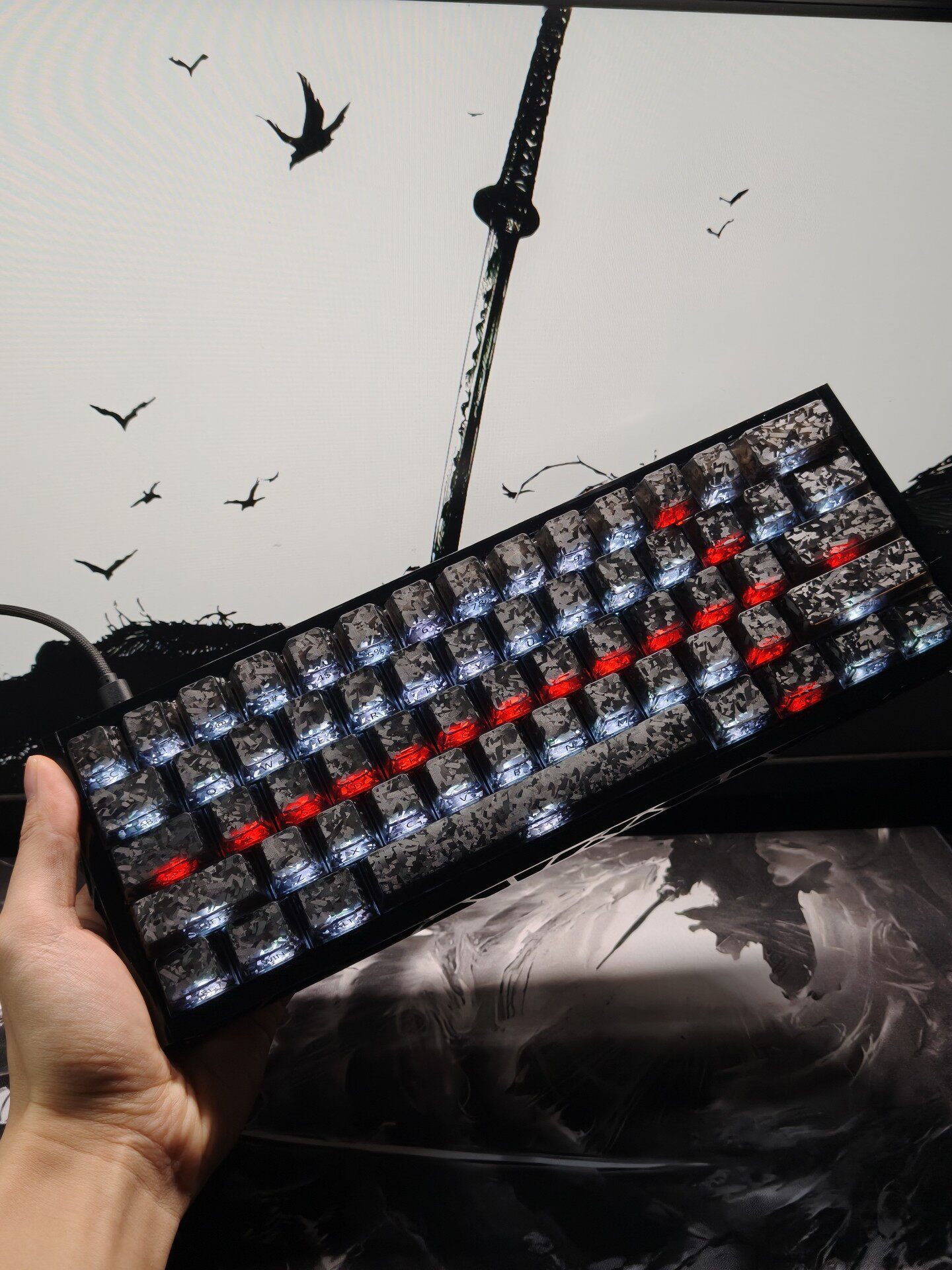 Gaming Keyboard Number Pad - لوحة مفاتيح مخصصة للألعاب بتصميم مدمج