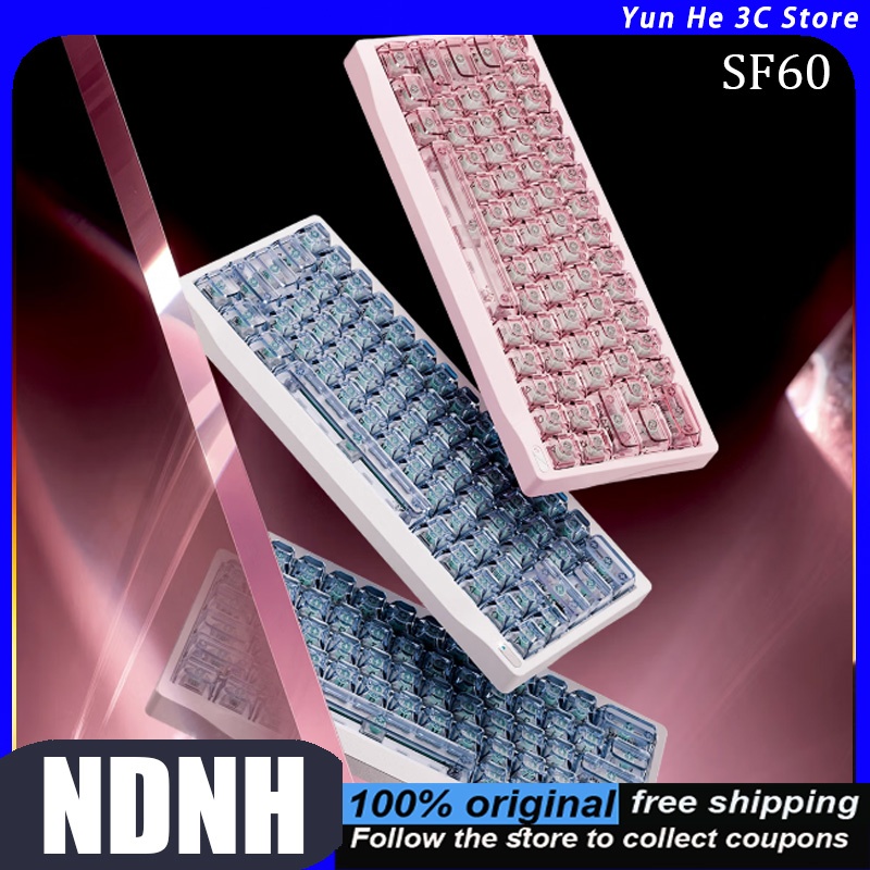 Gaming Keyboard 2026 - لوحة مفاتيح ميكانيكية NDNH SF60 الإصدار