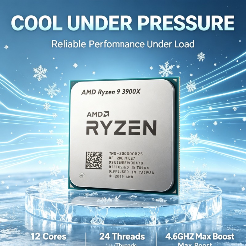 Amd Cpu Ryzen 9 - معالج Ryzen 9 3900X لسطح المكتب
