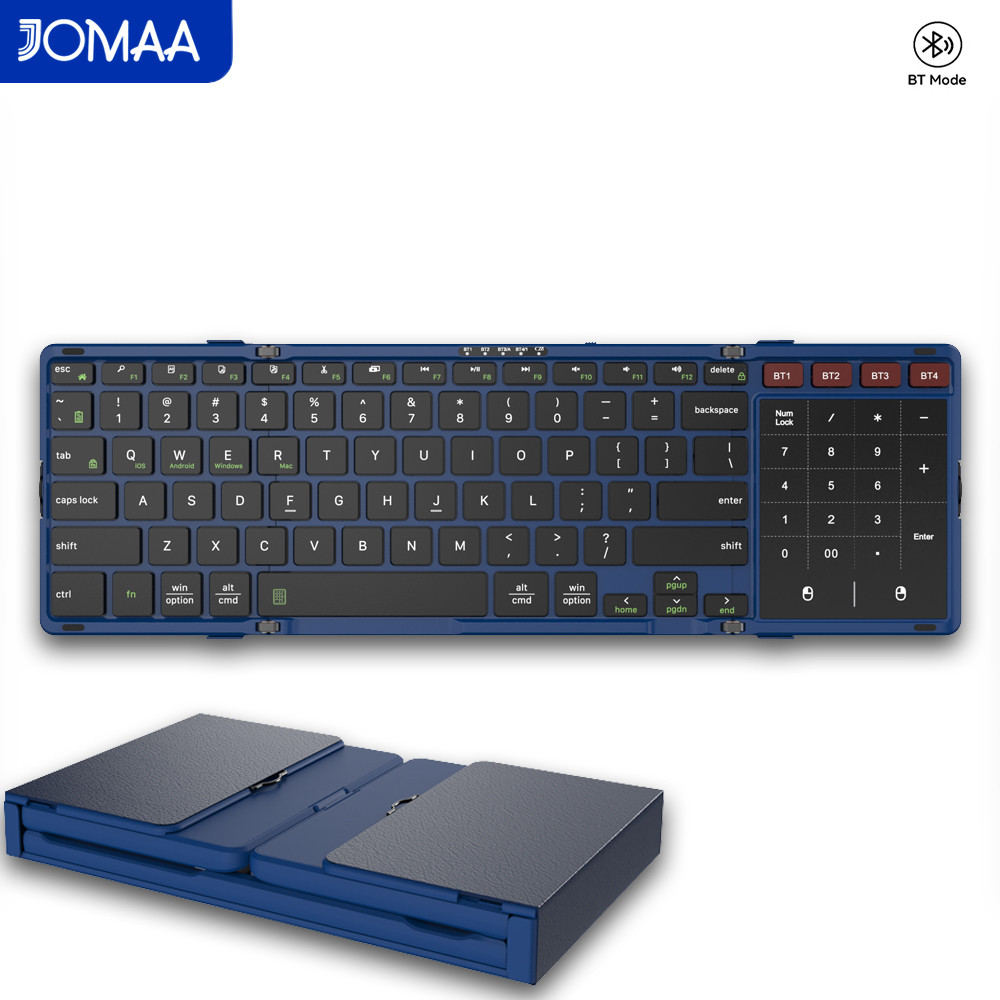 Gaming Keyboard Number Pad - لوحة مفاتيح بلوتوث قابلة للطي من