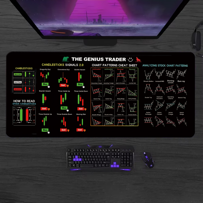 لوحة ماوس جلدية من EXCO Stock  - مراجعة Gaming Keyboard And Mouse Pad وسعره