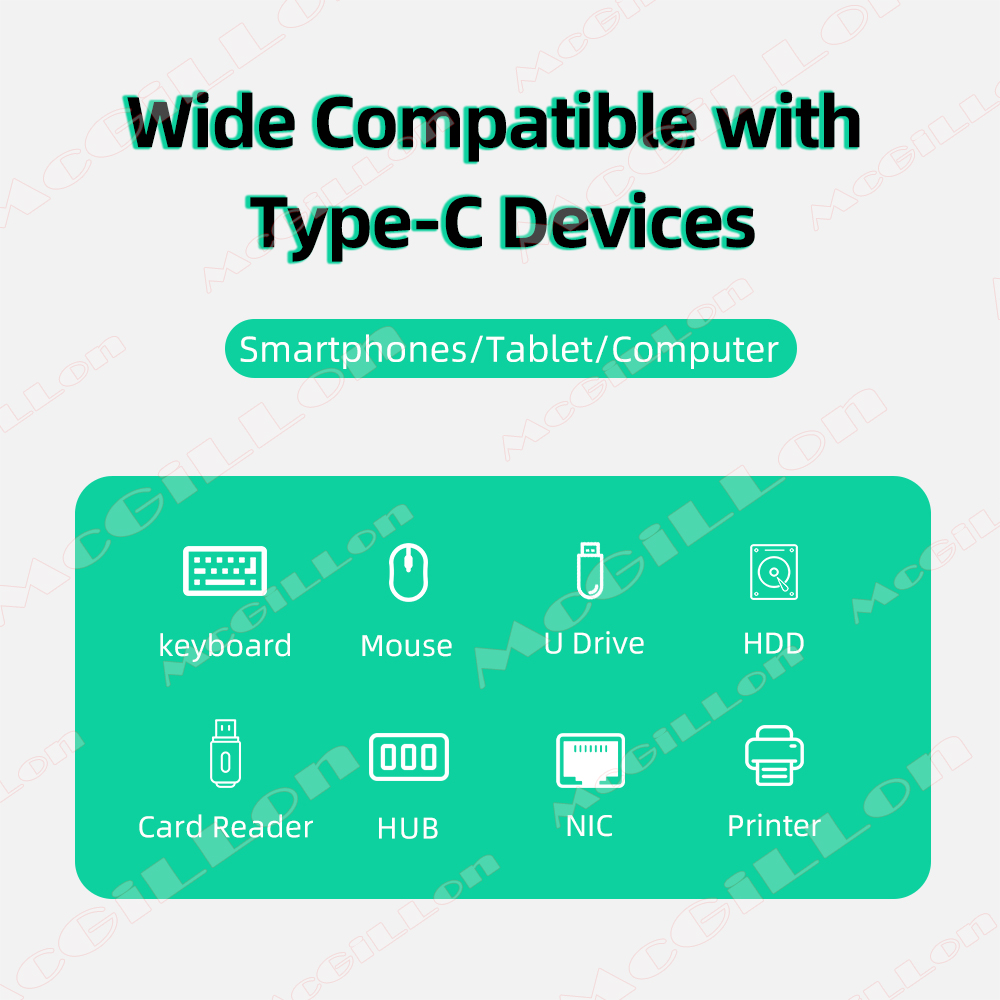 كابل محول OTG USB نوع C، كابل  - مراجعة Gaming Keyboard Type C وسعره