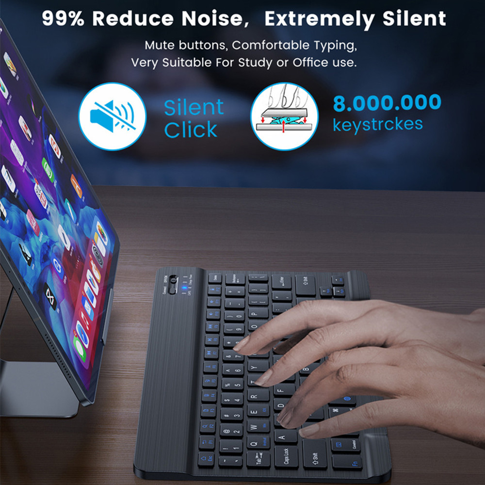 ماوس لوحة مفاتيح لاسلكي بلوتوث - مراجعة Gaming Keyboard Mechanical Wireless وسعره