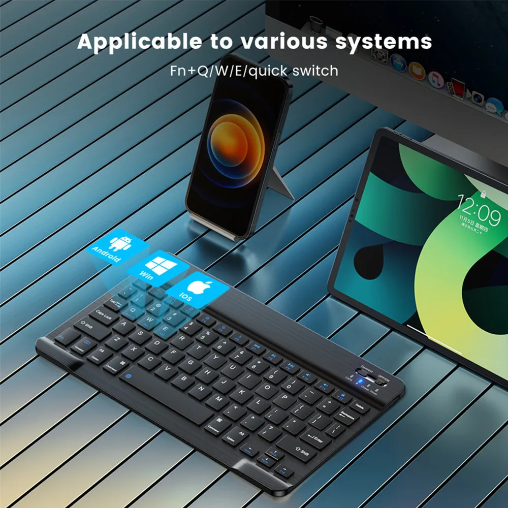 ماوس لوحة مفاتيح لاسلكي بلوتوث - مراجعة Gaming Keyboard Mechanical Wireless وسعره