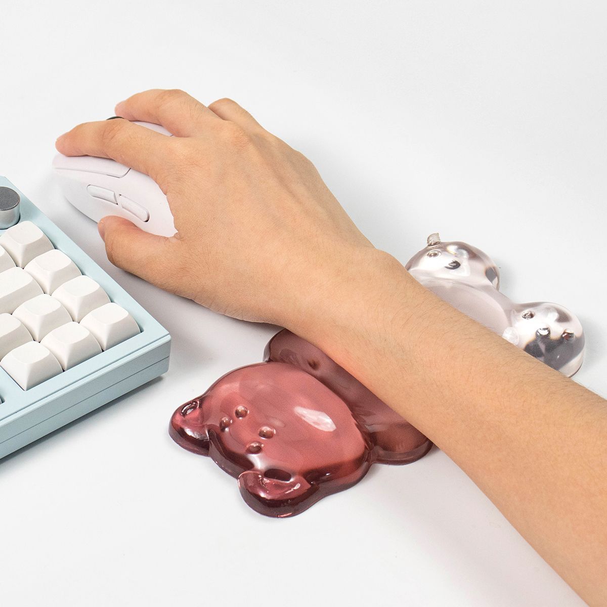 مسند معصم على شكل دب لطيف، وسا - مراجعة Gaming Keyboard Number Pad وسعره