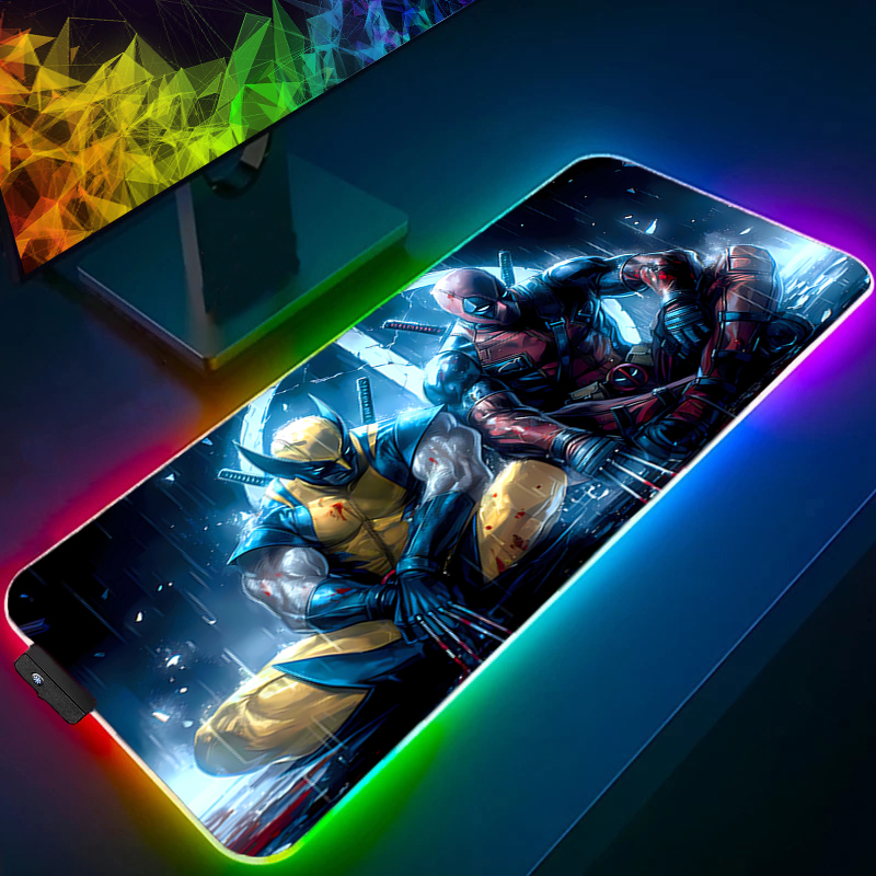 لوحة ماوس LED للألعاب بإضاءة خ - مراجعة Gaming Keyboard Affordable وسعره