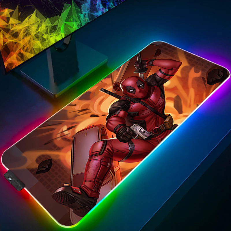 لوحة ماوس LED للألعاب بإضاءة خ - مراجعة Gaming Keyboard Affordable وسعره