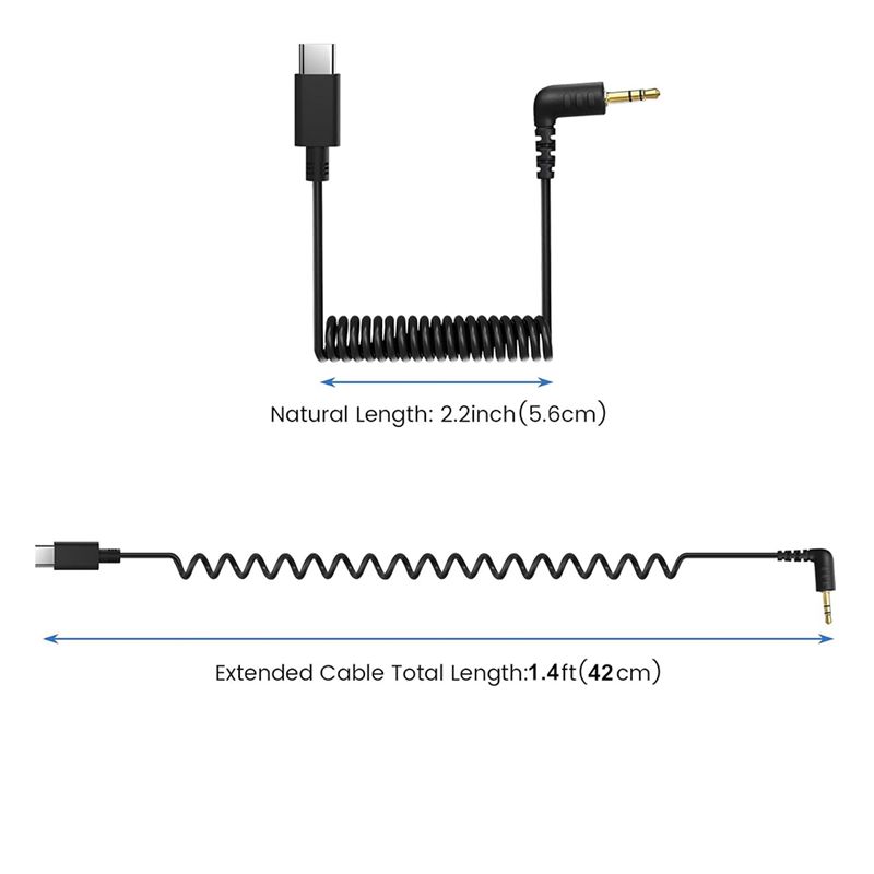 كابل صوت DT21 من نوع USB C إلى - مراجعة Coiled Usb Cable وسعره