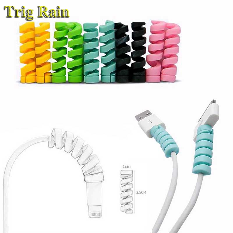 واقي كابل حلزوني من السيليكون  - مراجعة Coiled Usb Cable وسعره