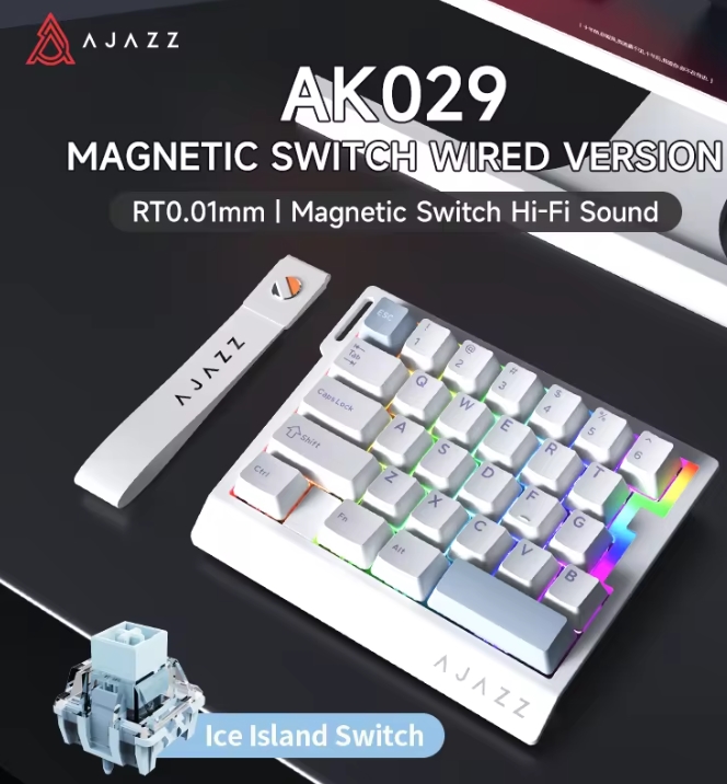 لوحة مفاتيح ألعاب سلكية AK029  - مراجعة Gaming Keyboard Mini Mechanical وسعره