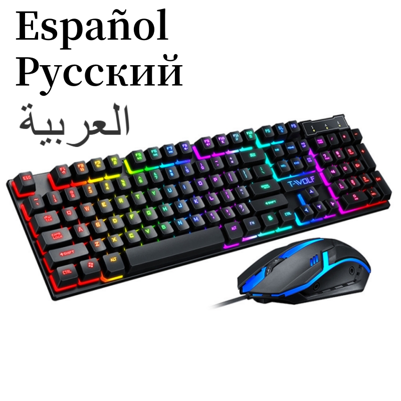 كيبورد عربي لوحة مفاتيح عربية  - مراجعة Gaming Keyboard And Mouse For Xbox وسعره