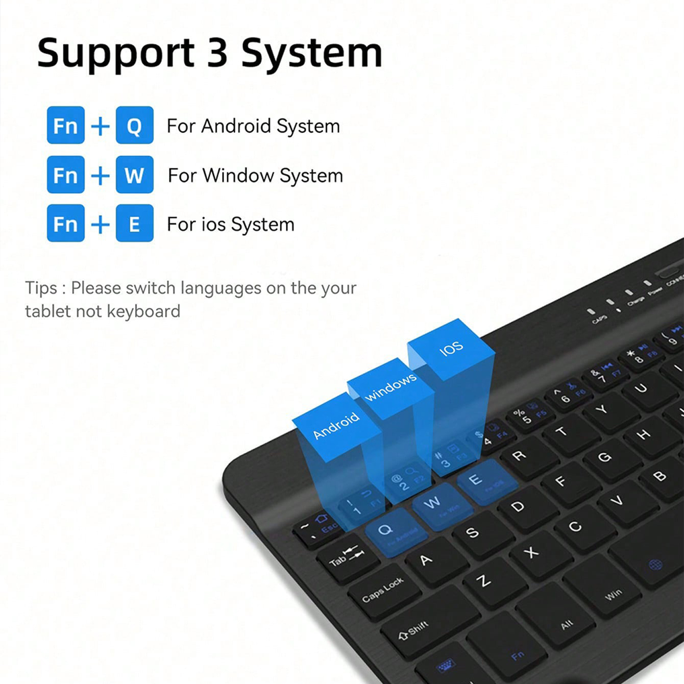 لوحة مفاتيح متعددة اللغات للكم - مراجعة Gaming Keyboard Mechanical Wireless وسعره