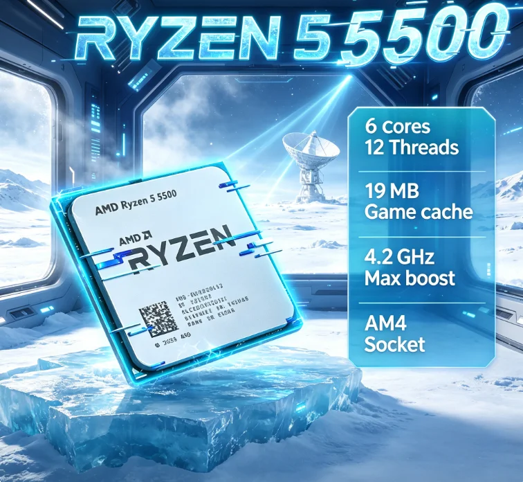 معالج AMD Ryzen 5 5500 سداسي ا - مراجعة Amd Cpu Ryzen 5 وسعره