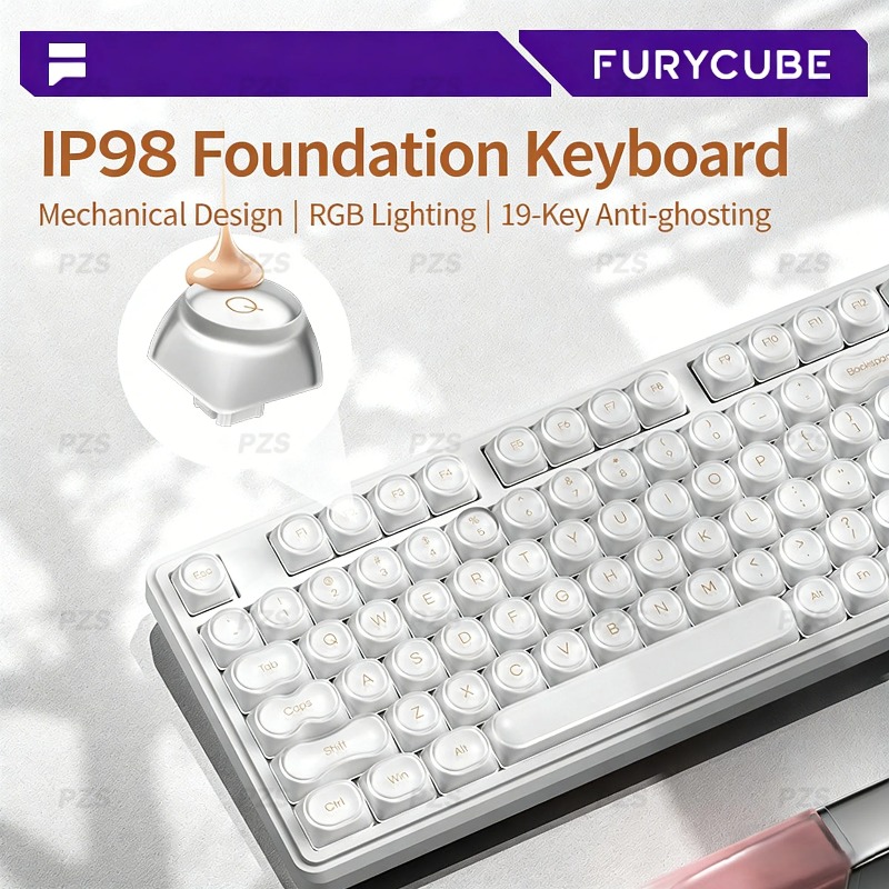 لوحة مفاتيح ألعاب سلكية IP98 F - مراجعة Gaming Keyboard Ip98 وسعره