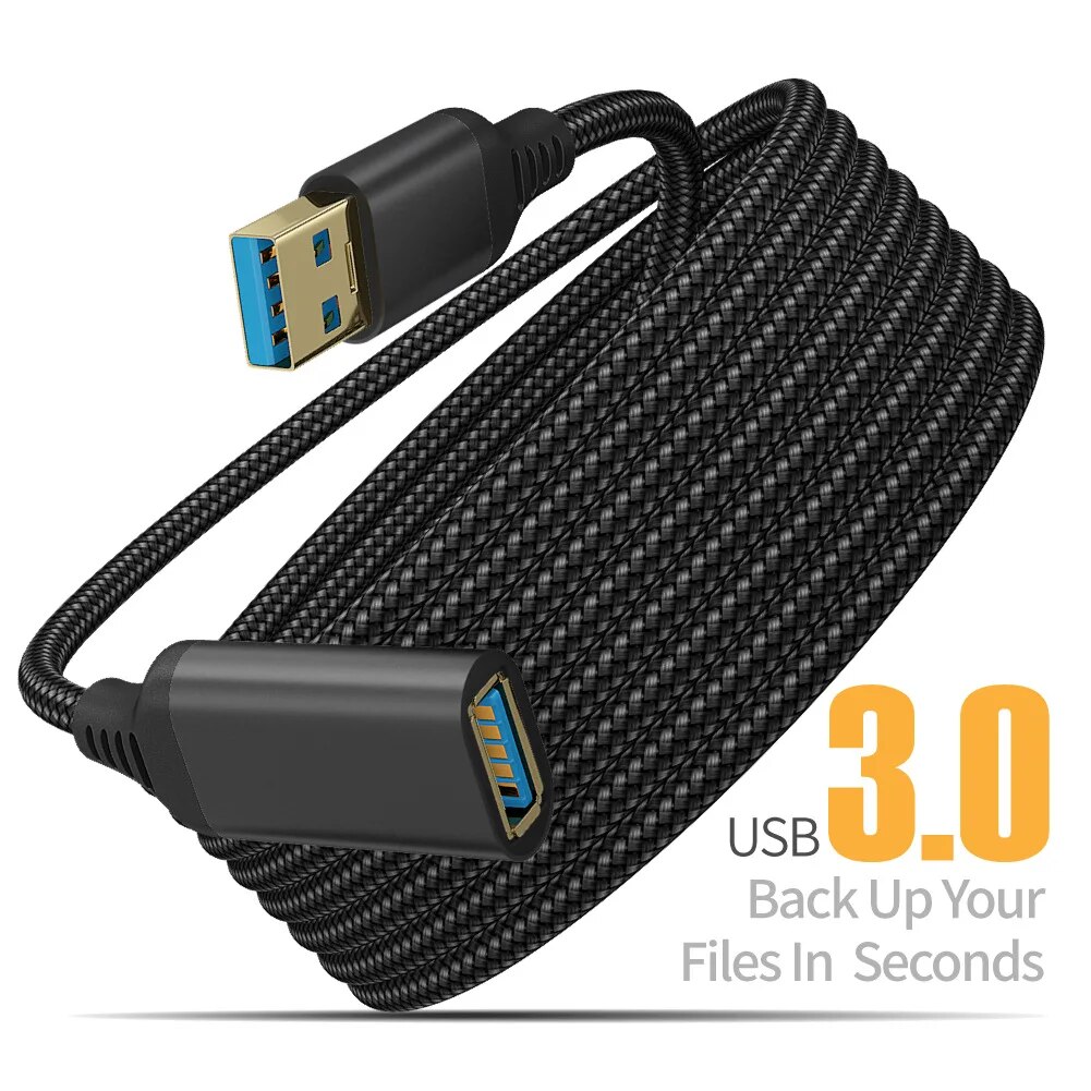 كابل تمديد USB 3.0 مجدول من ال - مراجعة Coiled Usb Cable وسعره