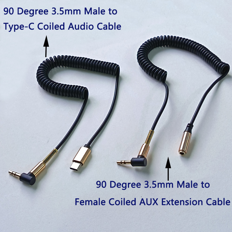 كابل صوت ملفوف بزاوية 90 درجة، - مراجعة Coiled Usb Cable وسعره