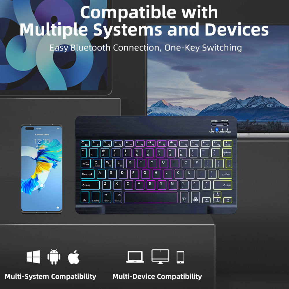 لوحة مفاتيح بلوتوث بإضاءة خلفي - مراجعة Gaming Keyboard 2026 وسعره