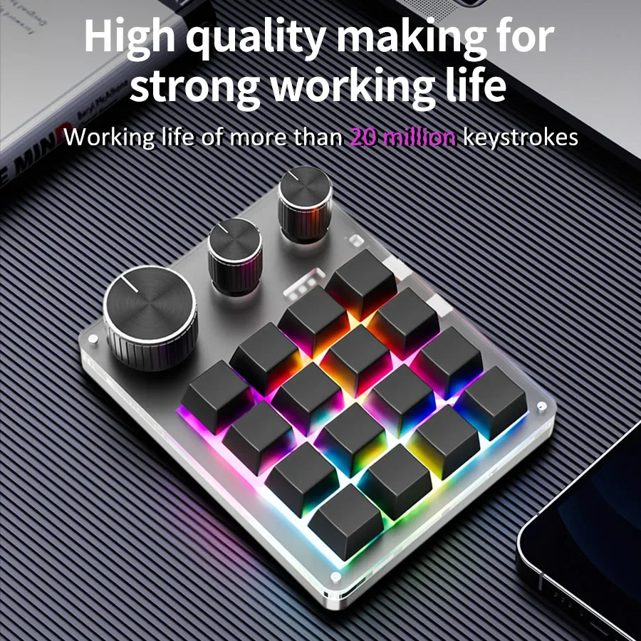 سماعة لاسلكية تعمل بالبلوتوث ب - مراجعة Gaming Keyboard Mini Mechanical وسعره