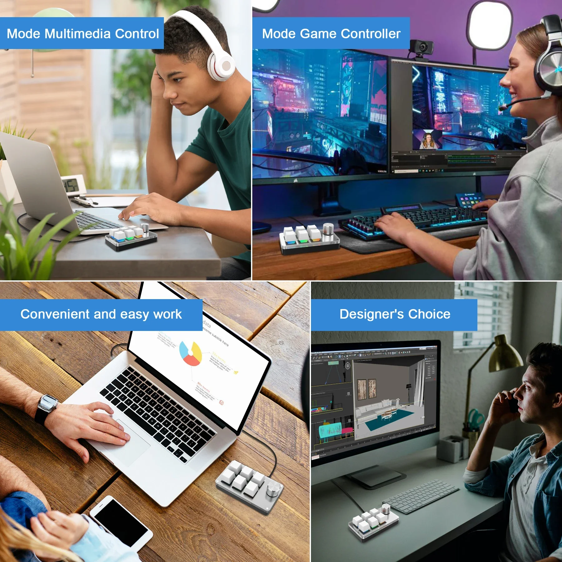 لوحة مفاتيح صغيرة سلكية مخصصة  - مراجعة Gaming Keyboard Mini Mechanical وسعره