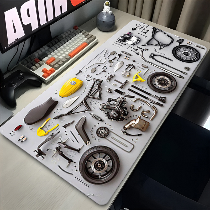 لوحة ماوس مطاطية قابلة للفك XX - مراجعة Gaming Keyboard And Mouse Pad وسعره