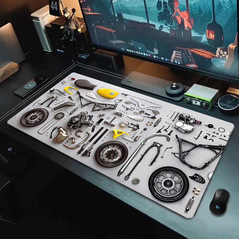 لوحة ماوس مطاطية قابلة للفك XX - مراجعة Gaming Keyboard And Mouse Pad وسعره