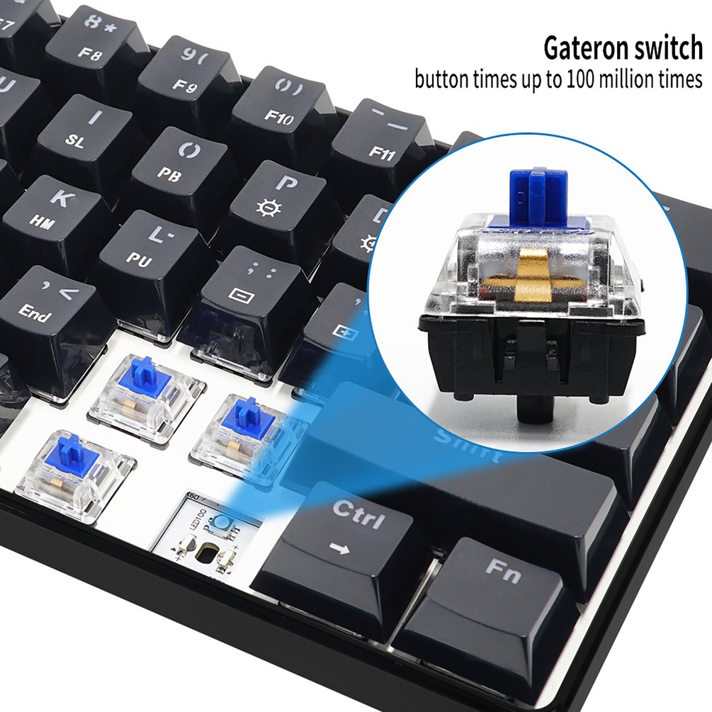 SKYLOONG GK61 لوحة مفاتيح ألعا - مراجعة Gaming Keyboard Mini Mechanical وسعره