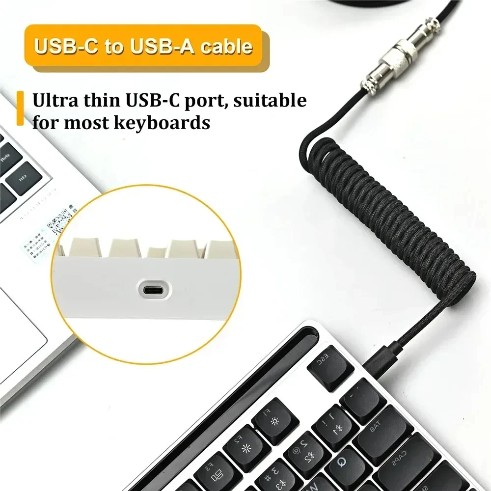 كابل لوحة مفاتيح ميكانيكية من  - مراجعة Gaming Keyboard Type C وسعره