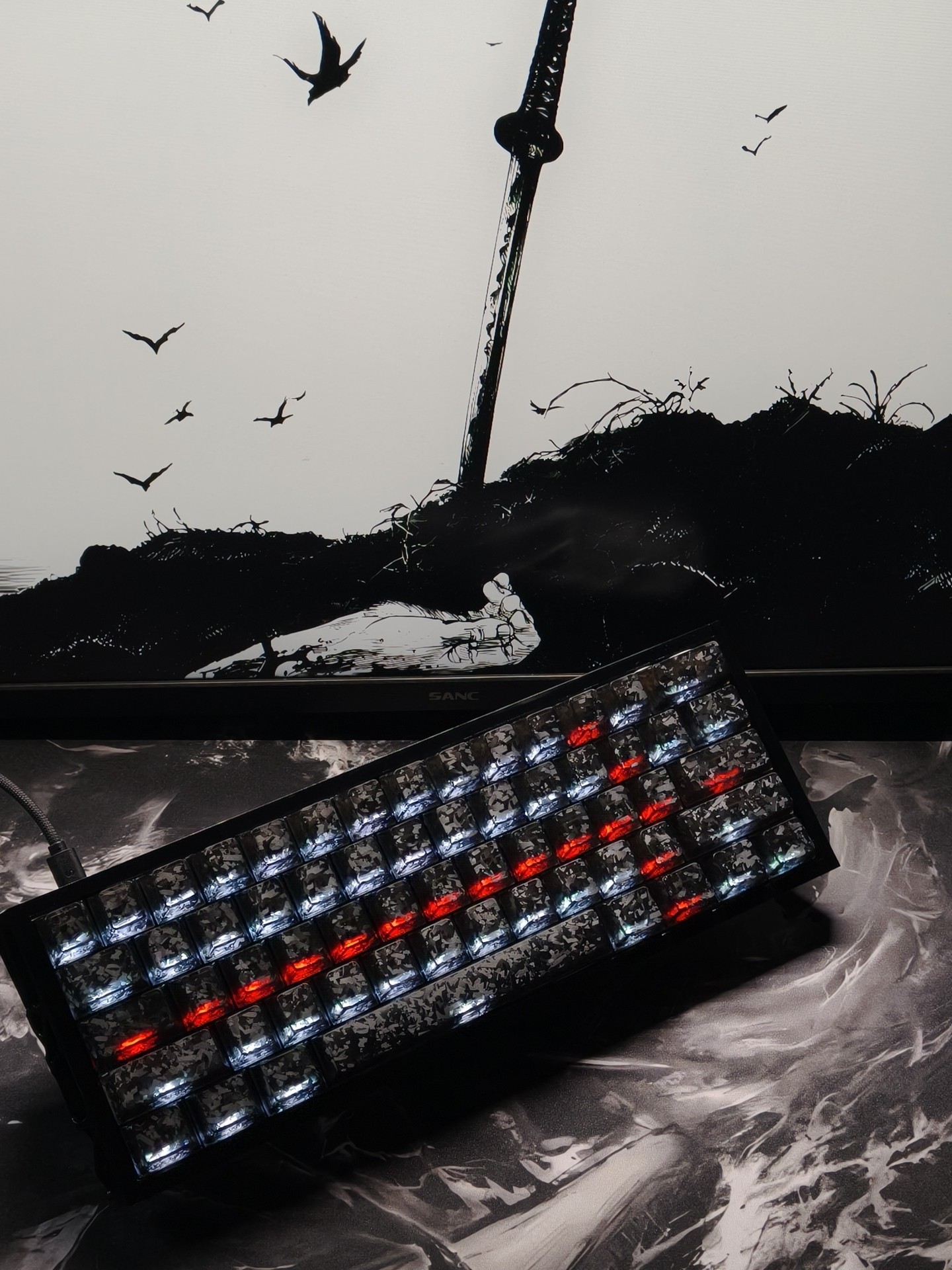لوحة مفاتيح مخصصة للألعاب بتصم - مراجعة Gaming Keyboard Number Pad وسعره