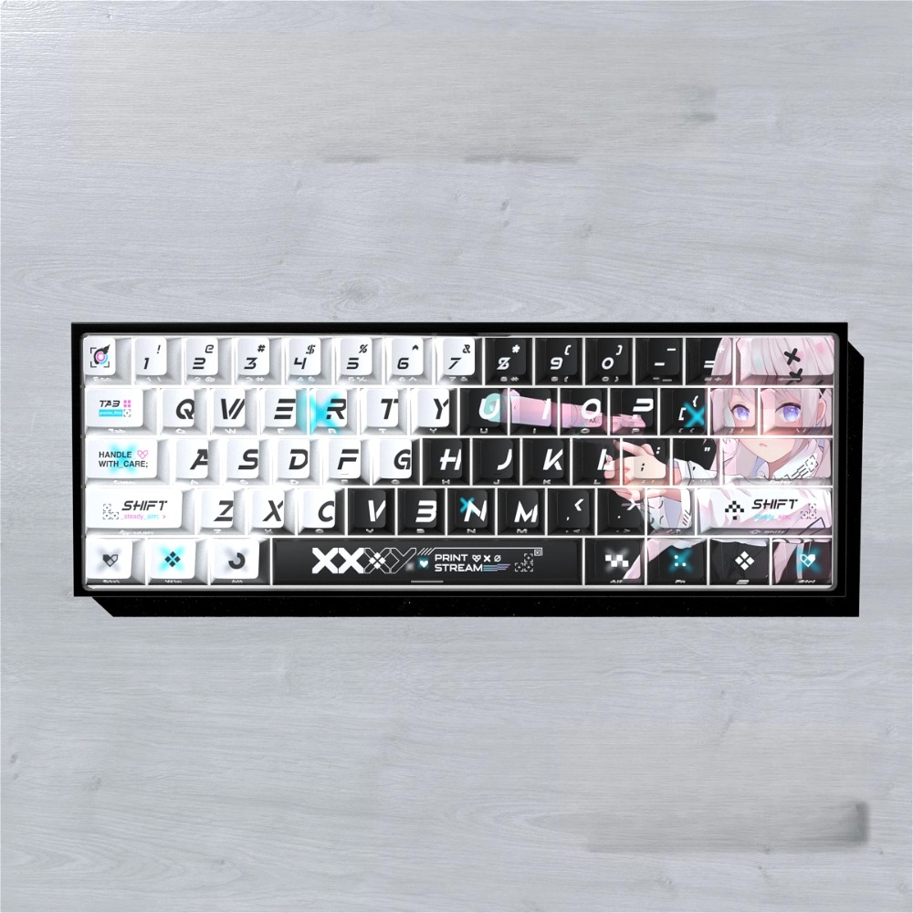 أغطية مفاتيح ثاكي بطباعة جانبي - مراجعة Gaming Keyboard Thocky وسعره