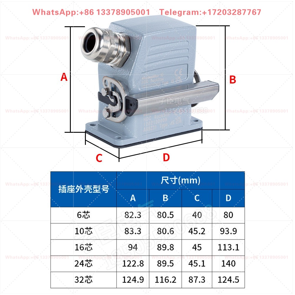 موصل ثقيل الوزن HE-16 مستطيل ا - مراجعة Aviator Connector Kit وسعره