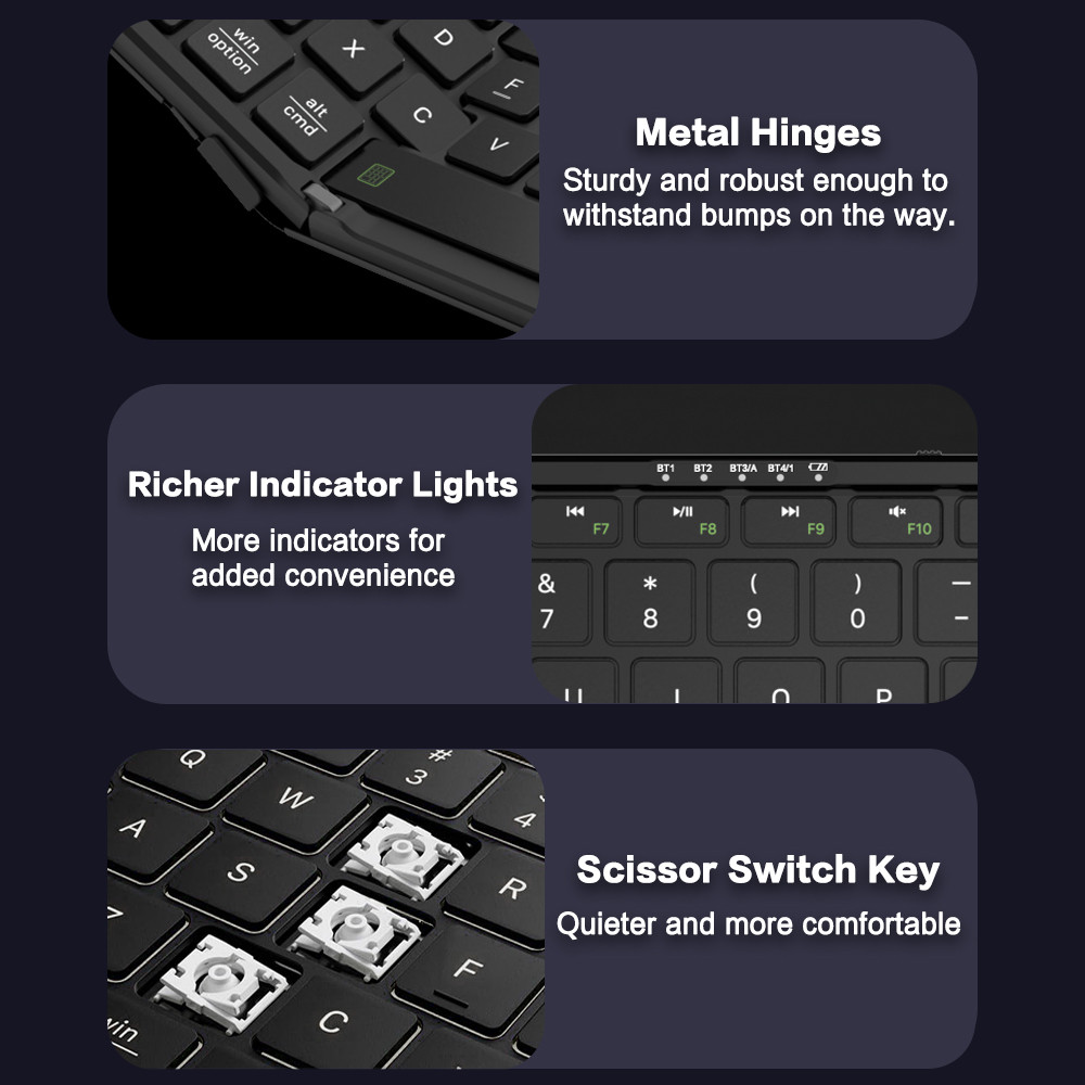 لوحة مفاتيح بلوتوث قابلة للطي  - مراجعة Gaming Keyboard Number Pad وسعره