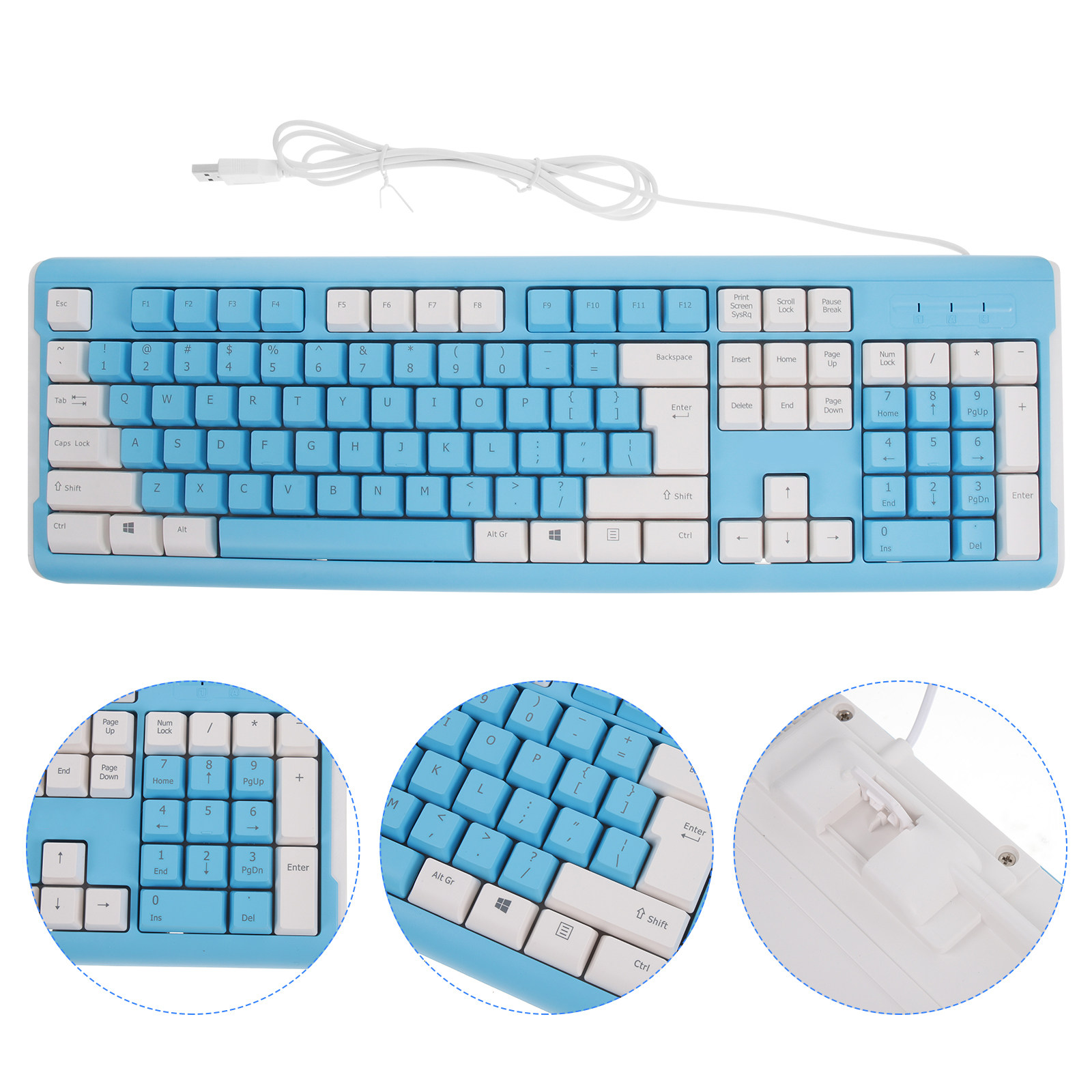 لوحة مفاتيح ألعاب سلكية USB مص - مراجعة Gaming Keyboard Number Pad وسعره