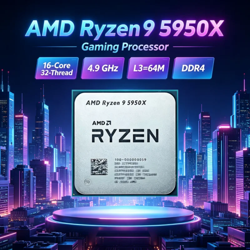 معالج AMD Ryzen 9 5950X بدون م - مراجعة Amd Cpu Ryzen 9 وسعره