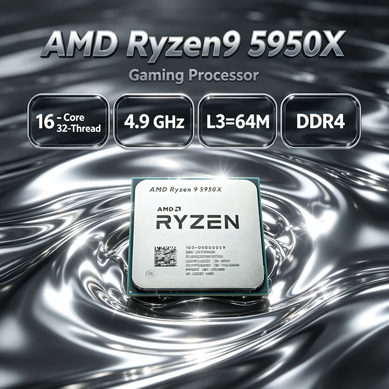 معالج AMD Ryzen 9 5950X بدون م - مراجعة Amd Cpu Ryzen 9 وسعره
