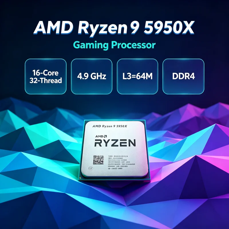 معالج AMD Ryzen 9 5950X بدون م - مراجعة Amd Cpu Ryzen 9 وسعره